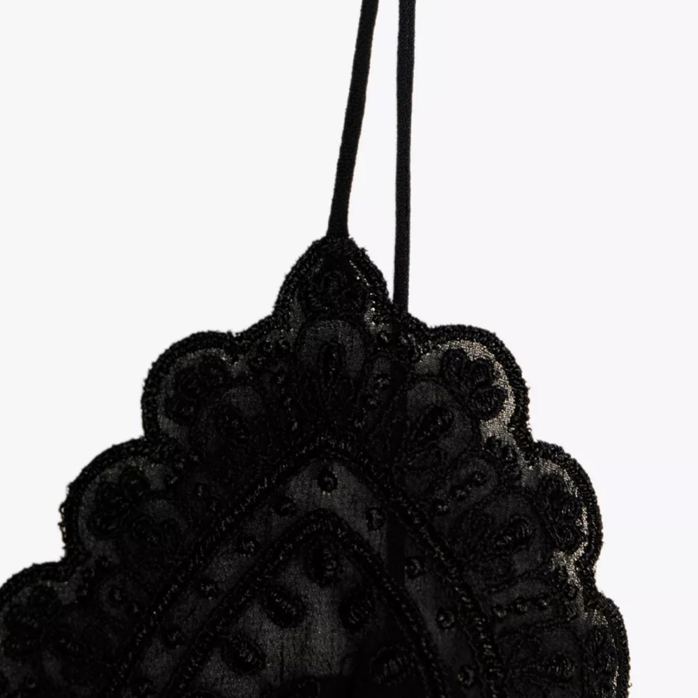 ZARA ZW COLLECTION LACE CAMISOLE TOP - Picture 6 of 14